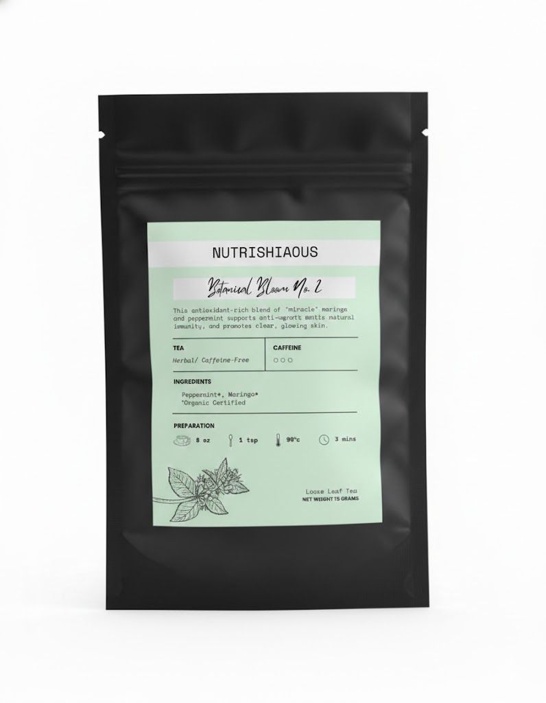 NEW Botanical Bloom No. 2 (Moringa &amp; Mint) Loose Leaf Tea - 15g