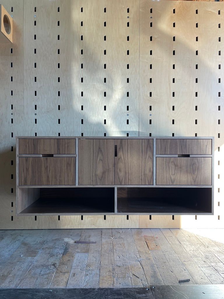 Walnut Vanity