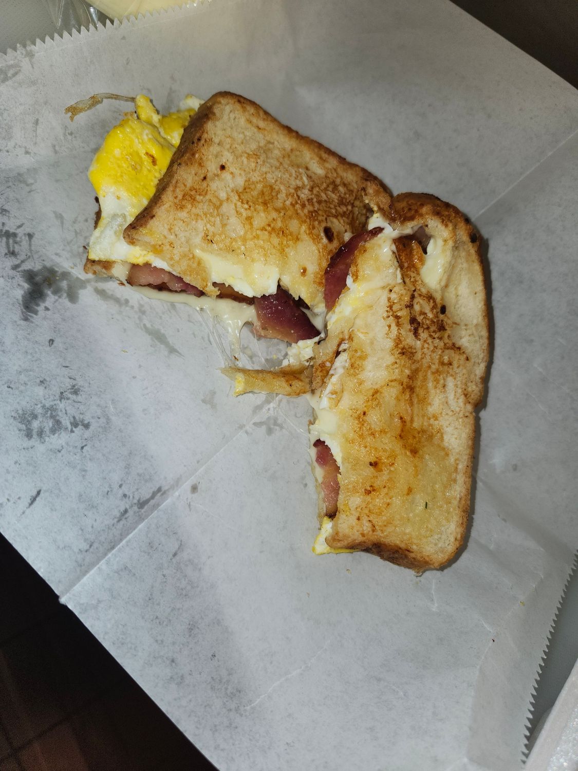 Amish Melt Bacon Egg and Cheese
