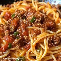 Dinner Tray-Spaghetti with Meat Sauce &amp; Mixed Veggies