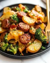 Dinner Tray-Sausage Hobo Potato Bake(GF)
