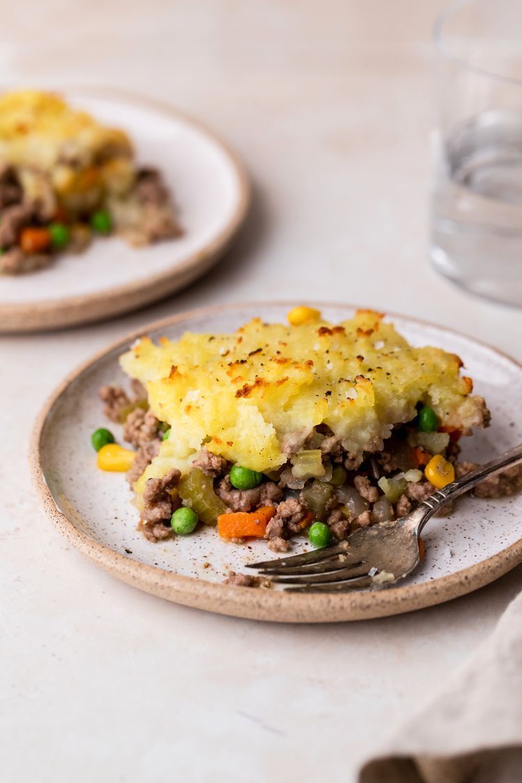 Dinner Tray-Shepard&#39;s Pie with Corn Bread