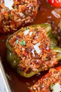 Pasta -4 Stuffed Peppers