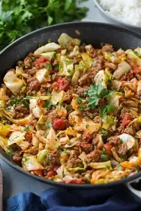 Dinner-Unstuffed Cabbage Roll Casserole