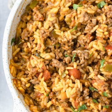 Dinner-Spanish Rice with Ground Beef