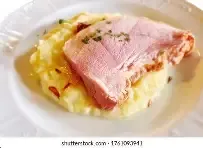 Dinner Tray-Ham, Potatoes, Broccoli