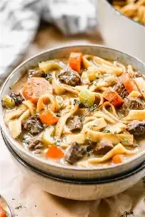 Soup- 32 oz Vegetable Beef Noodle Soup