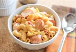Family-Pigs in Macaroni and Cheese(feeds 3 to 4)