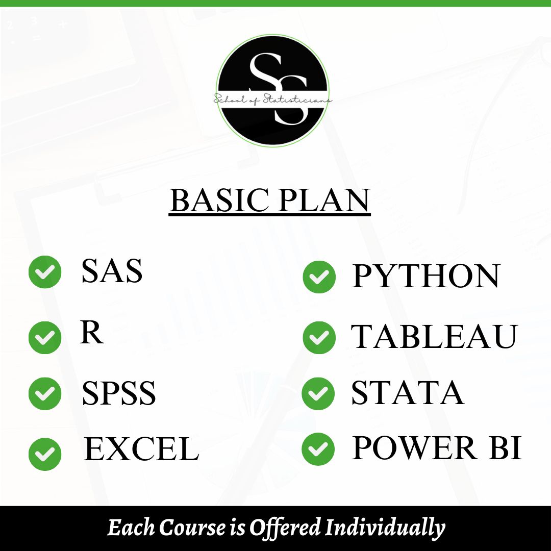 Basic Plan (Indicate Course at Checkout)