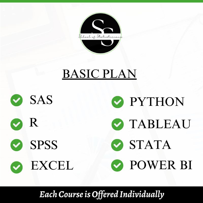 Basic Plan (Indicate Course at Checkout)