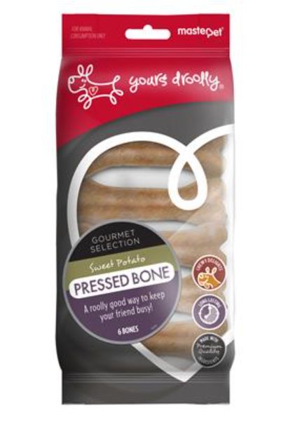 Sweet Potato Pressed Bones 6pkt