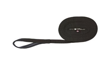 Tracking Leash 10mx20mm Flat Strap Black
