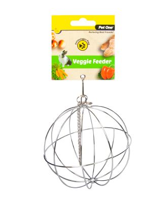 Pet One Veggie Feeder Ball Hanging 12cm