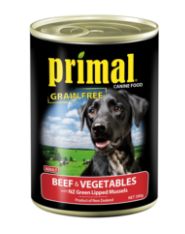 Primal Dog Can Beef &amp; Vegetable 390g