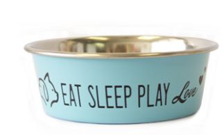 Stainless Steel Cute Bowl 550ml Blue