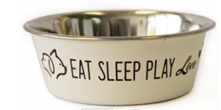 Stainless Steel Cute Bowl 550ml Ivory