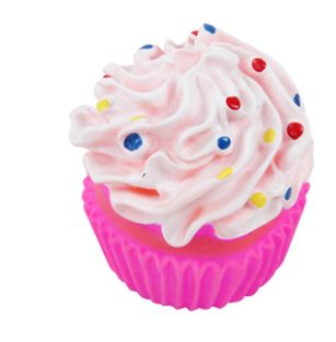 Pawise Vinyl Sprinkle Cupcake