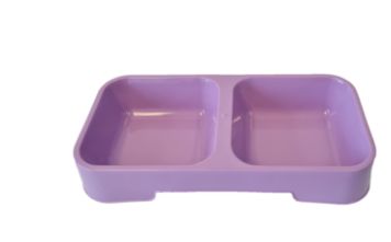 Petz Double Diner Cat Bowl Violet