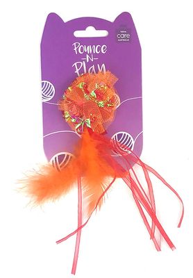 Cat Toy Crinkle Ball with Tail