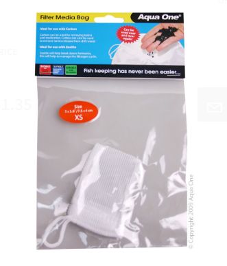 Aqua One Filter Media Net Bag 7.5x4cm (XS)