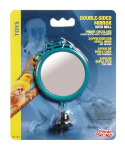 Double Sided Mirror with Bell