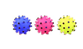 Pawise Vinyl Spiky Dot Ball Small