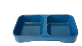 Petz Double Diner Cat Bowl Blue