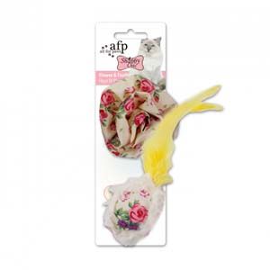AFP Shabby Chic Flower &amp; Feather Ball
