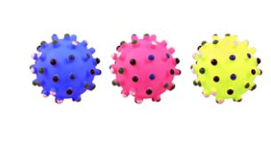 Pawise Vinyl Spiky Dot Ball Medium