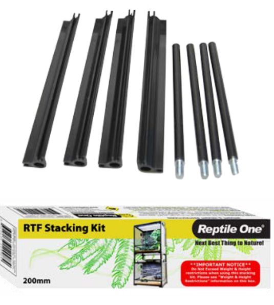 Stacking Kit - Suit Reptile One RTF Terrarium Range. Height = 200mm
