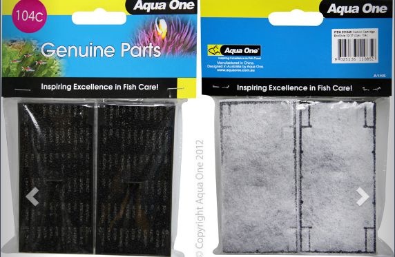 Aqua One Carbon Cartridge Ecostyle 32/37 2pk (104c)