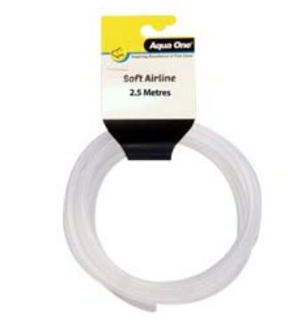 Aqua One Air Line Soft Tubing 2.5M