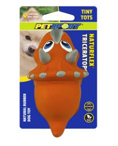 NaturFlex Tiny Tots Triceratops 4in/10cm