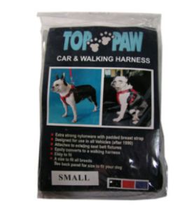 Top Paw Car &amp; Walking Harness, Size: Small