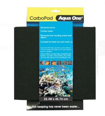 Aqua One Carbo Pad - Self Cut Filter Pad