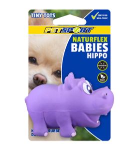 NaturFlex Tiny Tots Hippo 3.5in/9cm