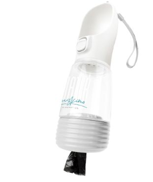 Huskimo Specialist Dog Water Bottle with Poop Bag