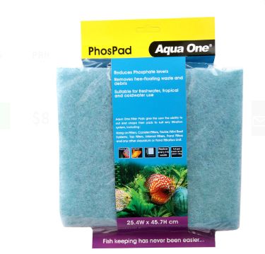 Aqua One Phos Pad - Self Cut Filter Pad 25.4 X 45.7 Cm