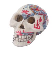 Skull painted 15cm