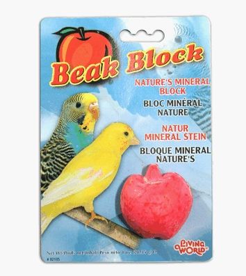 Bird Mineral Block, Style: Apple