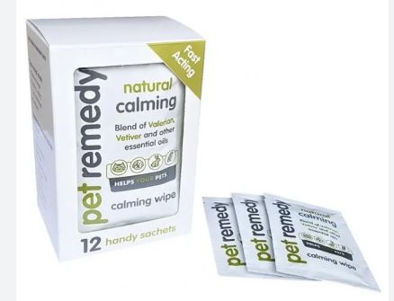 Pet Remedy Calming Wipes 12 PK