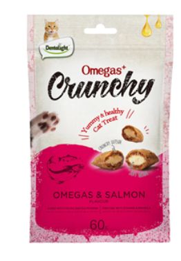 Dentalight Cat Treat Omegas &amp; Salmon Flavour 60g