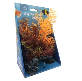 Plant A/Decor Planted Rock 18cm #057