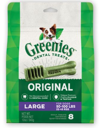 Greenies Org Large Dental Chew 340g 8pc