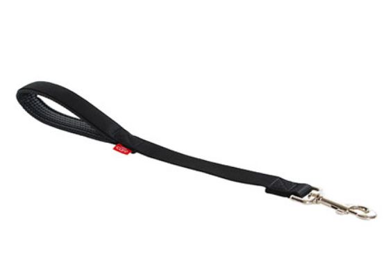 Canine Care Dog Lead Nylon Short Black 45cm