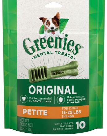 Greenies Org Petite Dental Chew 170g 10pc