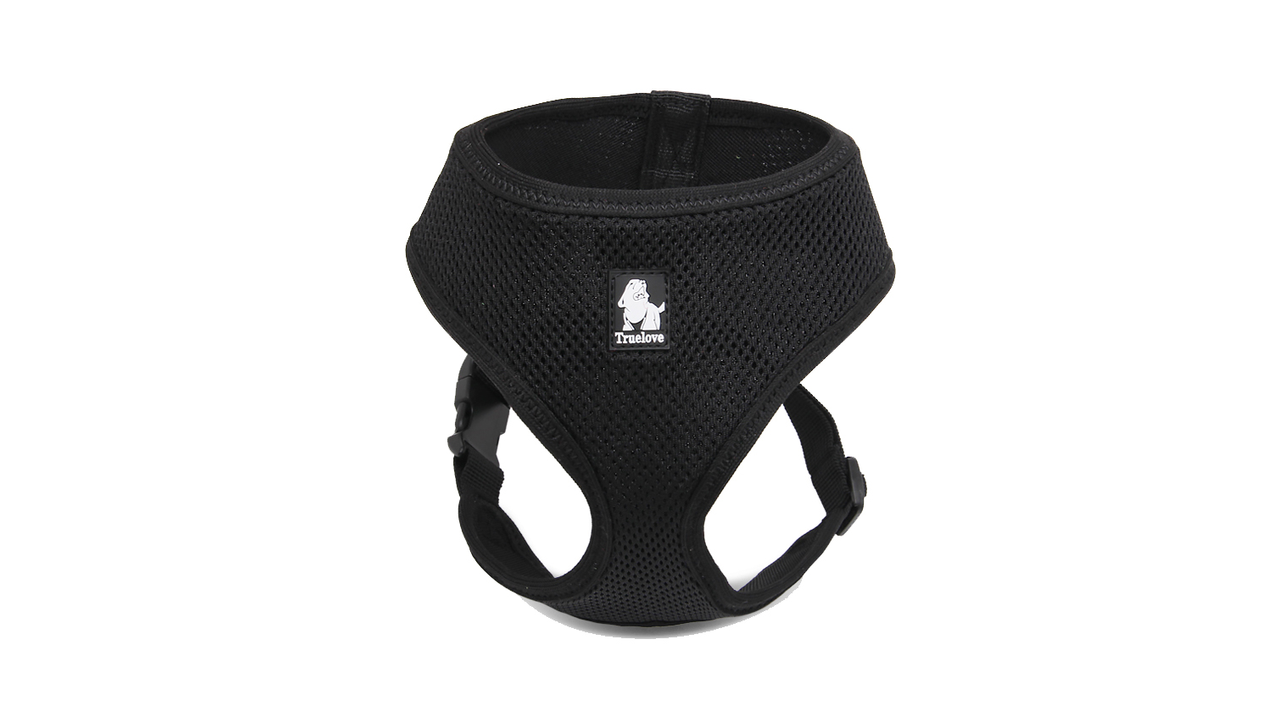 Soft Mesh Harness, Colour: Black, Size: XS