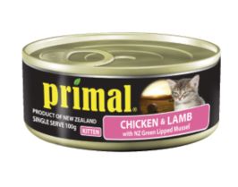 Primal Kitten Chicken &amp; Lamb 100g