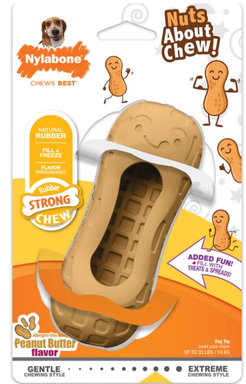 Strong Chew Fillable Peanut Treat Toy - Wolf