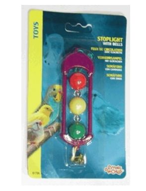 LW Bird Toy Stop Light with Bells